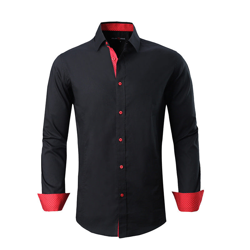 Herren Baumwoll Stretch Shirt