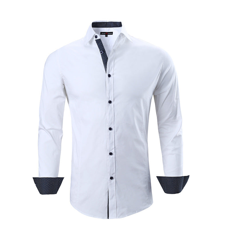 Herren Baumwoll Stretch Shirt