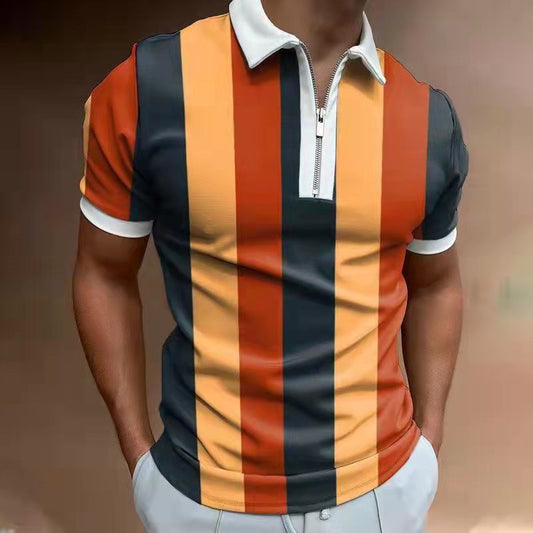 Herren POLO Shirt Stripes