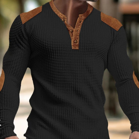 Men's Casual Sweatshirt Fall V-neck