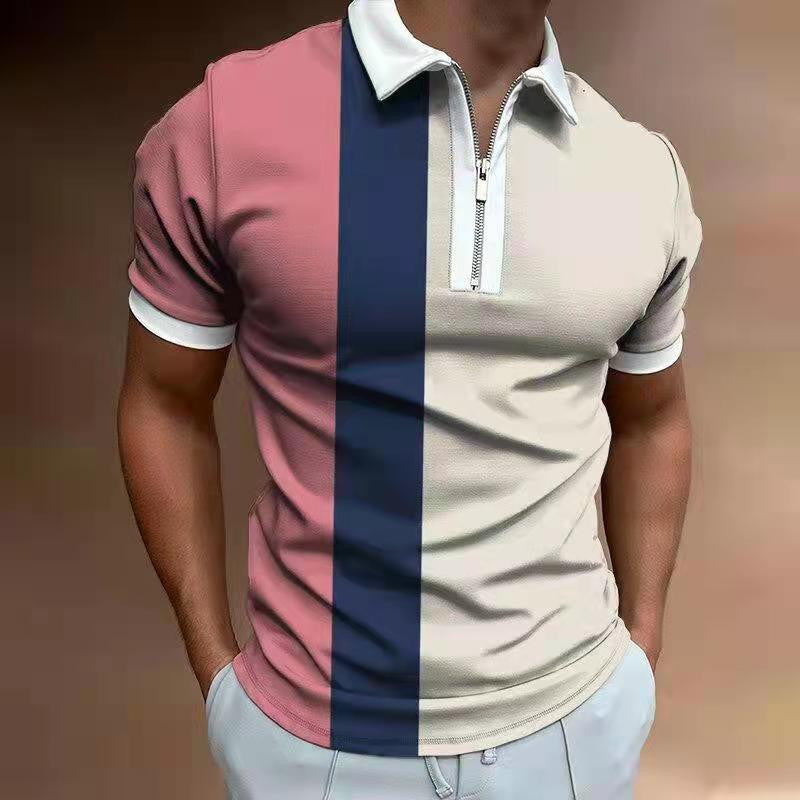 Herren POLO Shirt Stripes