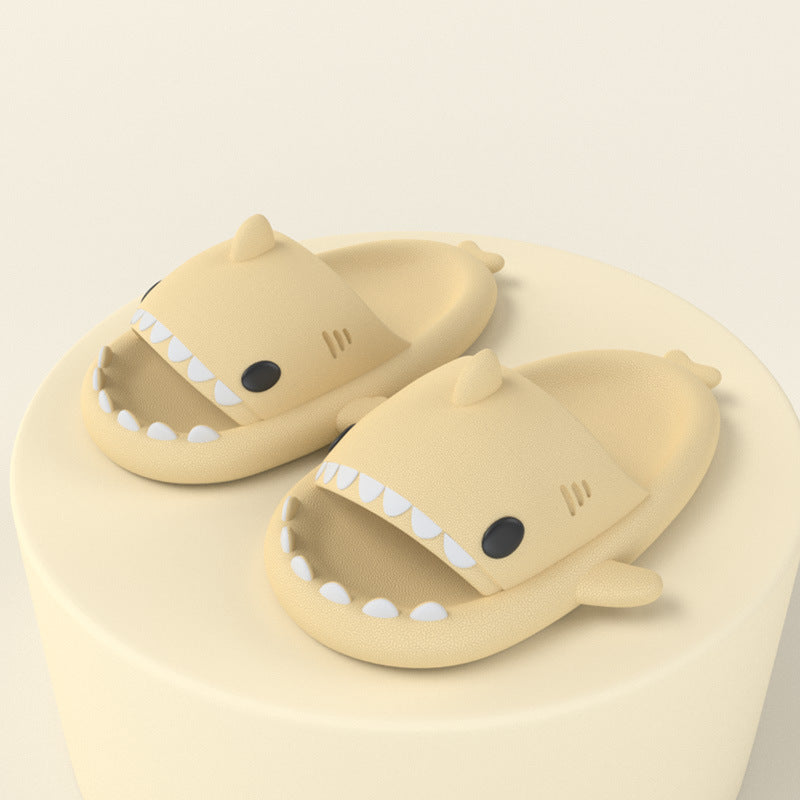 Hai-Slippers Indoor Outdoor Funny Shark Cartoon