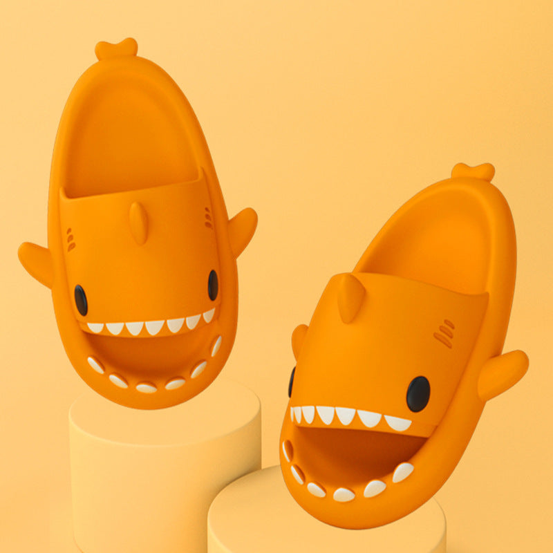 Hai-Slippers Indoor Outdoor Funny Shark Cartoon