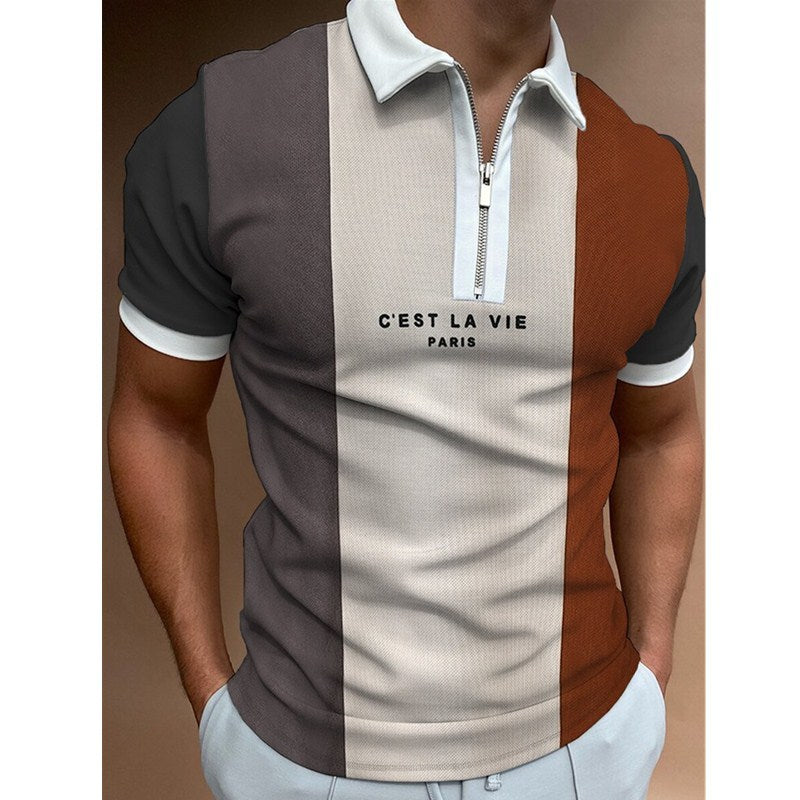 Herren POLO Shirt Stripes